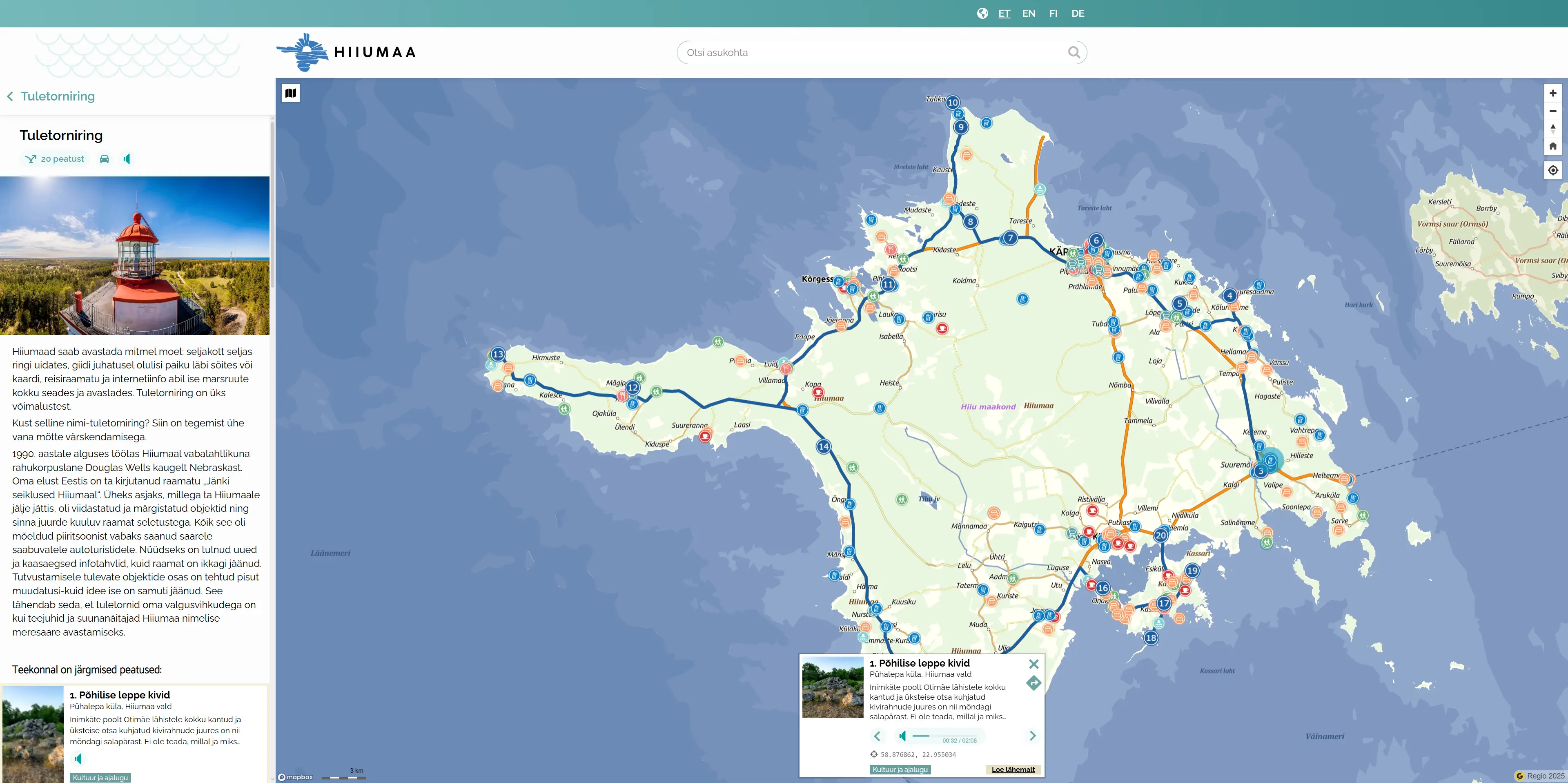 Hiiumaa kaart
