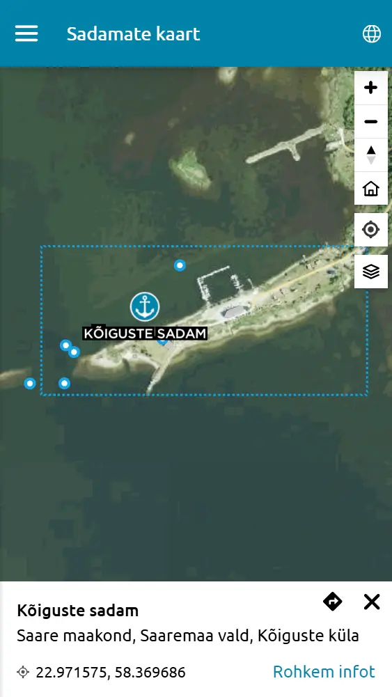 Sadamate kaart