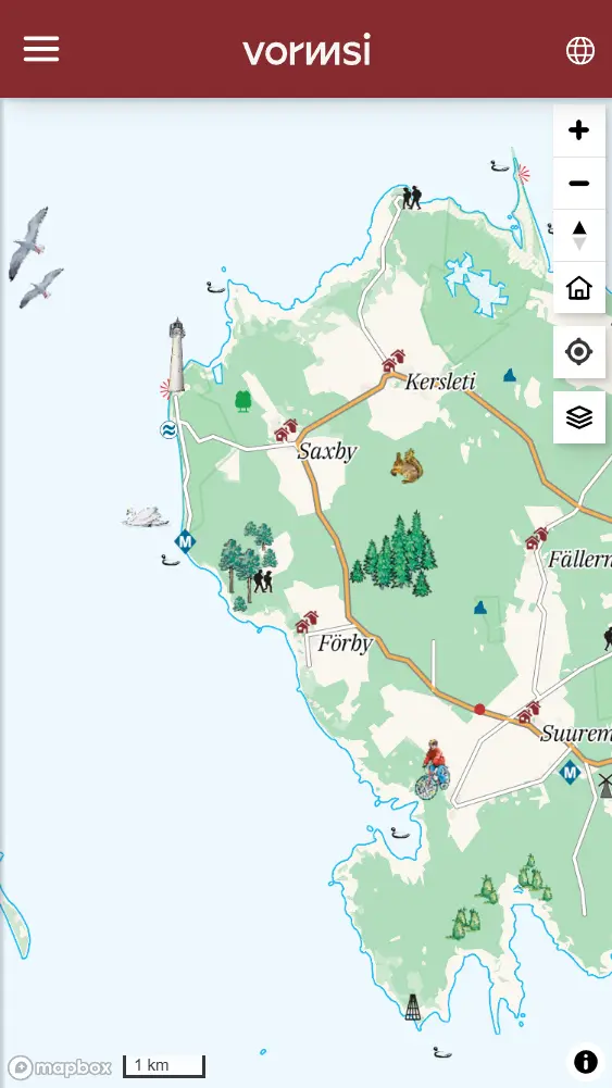 Vormsi kaart