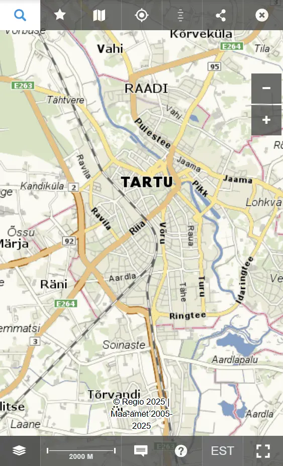 Delfi map - desktop vaade - mobiili vaade Delfi map